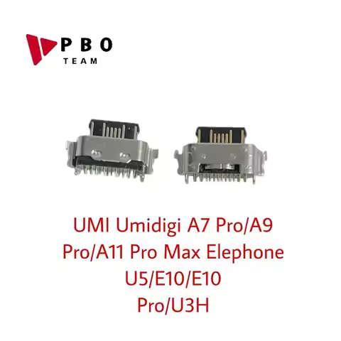 10-100Pcs Type C USB Charging Dock Connector For UMI Umidigi A7 Pro/A9 Pro/A11 Pro Max/Elephone U5/E