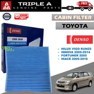 DENSO Toyota Hilux Kun25 / Fortuner / Hiace / Innova Air Filter Cabin Aircond 014520-2650