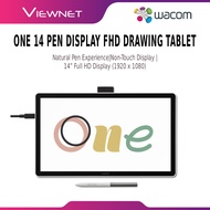 Tablet Wacom One 14 Pen Display FHD 14” Drawing Tablet Screen Non-Touch Stylus Graphic (DTC141W0Z)