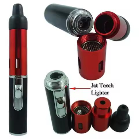 Mini Aromatherapy Pipe Multifunction Smoking Lighter Metal Tobacco Cigarette & Herbal Pipe Middle Ea