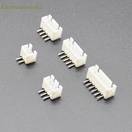 100PCS/Lot XH2.54 Right Angle Pin Header Connector 2P 3P 4P 5P 6P 7P 8P 9P 10P 11P 12P 2.54mm Pitch 