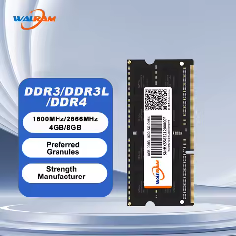 Walram DDR4 Ram Memory DDR3L DDR3 8GB 4GB Memoria Ram 2666MHZ 1600MHZ 1.35V 1.2V 1.5V Internal Noteb