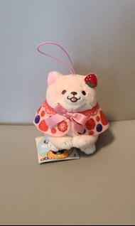 日本景品 忠犬 麻糬柴犬 披肩 披風 斗篷 公仔 吊飾
