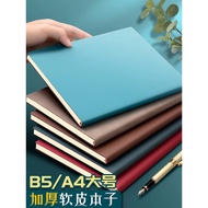 Thickened A5Notebook set logo Business B5Meeting Notebook PU Sheepskin Notebook