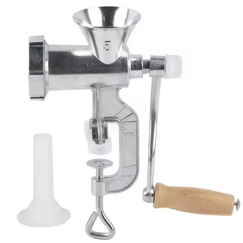 Manual Grinder Aluminum Alloy Household Manual Sausage Meat Grinder Pepper Spice Grinding Machine Ho