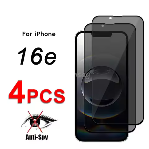Privacy Screen Glass For iPhone 16e Glass Anti-Spy Protector Screen Film For iPhone 16e Tempered Gla