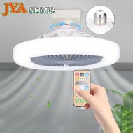 [JYA store] 9.8 Inch Ceiling Fan Light Small E27 36W Quiet Adjustable LED Ceiling Fan For Kids Room Bedroom 86‑265V