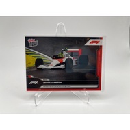 Lewis Hamilton Honours Ayrton Senna Topps Now Formula 1 card