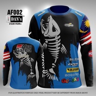 Fishing Tshirt Edition (baju Memancing) + Free Custom Name Available & Can Put Own Team Logo - Af002