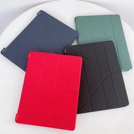 เคส ipad เคสนิ่มซิลิโคลนฝาเปิด-ปิดและแบบตั้งได้  มี7สี รุ่นiPad mini12345ipad mini6 iPad Air1 Air2 i