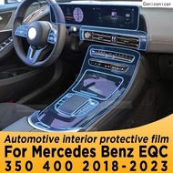 For Mercedes Benz EQC 350 400 2018-2023 Gearbox Panel Navigation Automotive Interior Screen Protecti