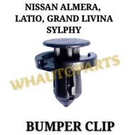 BUMPER CLIP (1PC) NISSAN ALMERA, LATIO, GRAND LIVINA SYLPHY Size 8MM FOR Bumper/ Fender UnderShield Clip Push