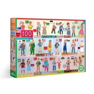 eeBoo 100片拼圖 - Children of the World 100 Piece 小小地球村