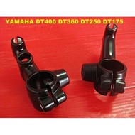 HANDLE BAR HOLDER SET "BLACK" For YAMAHA DT400 DT360 DT250 DT175 DT125 // Handlebar Mounting Steel B