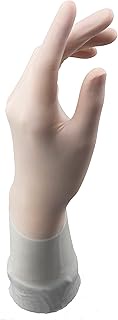 Ansell TouchNTuff 83-500 Polyisoprene Long Glove with Beaded Cuff, Sterile/Disposable, Powder Free, 