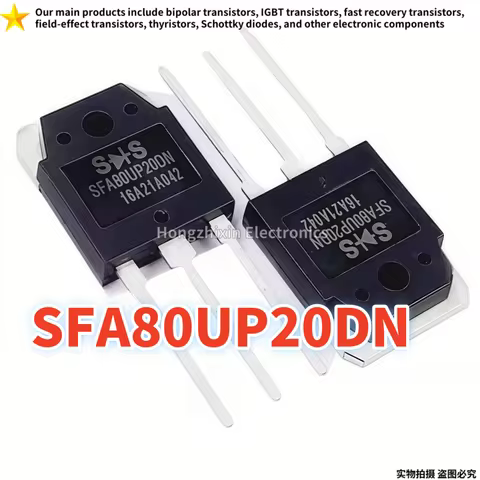 10PCS SFA80UP20DN TO-3P fast recovery rectifier diode = SFA70UP20DN in stock, available for direct p
