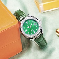Genuine Olivia Burton Women Casual Watches Quartz Watch Multi-Function watch women Versatile Commuter Business Emerald Ladies Leather Watch