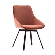 [特價]E-home Naila奈拉旋轉布面餐椅-三色可選粉紅
