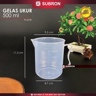 SUBRON Measuring Cup 500 PlasticML Measuring Line 0.5 Liter measuring cup