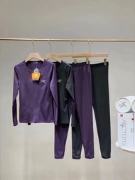 加拿大頂級戶外品牌Arc'Teryx 始祖鳥Phasic SV系列體感漸變色發熱內衣套裝 紫/黑色 現貨+預購