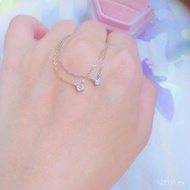 Huang Sterling Silver Mini Necklace Simple Commuter Gold-Plated agete * Exquisite Japanese Style 925