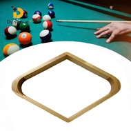 Dynwave Lightweight Wooden 9 Ball Rack Stable Billiard Ball Holder Table Accessory for Pool Hall Equ