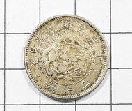 AA044 明治三年 3年 龍20錢 龍二十錢銀幣 直徑約23.333mm 重約5.0g