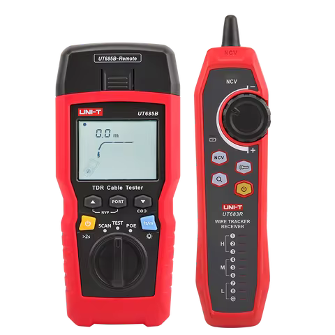 UNI-T UT685B Kit TDR Cable Tester Pair Coaxial POE Network Cable Length Sequence Detector RJ11 RJ45 