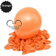 ECER Balon Metalik Orange / Balon Latex / Balon Metalik / Balon Latex Metalik