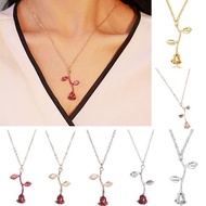 Red Rose Pendent Necklace Red Rose Pendent Necklace Red Rose Pendent Necklace