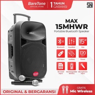 BareTone Portable Speaker MAX15MHWR - 15 Inch - 15 Inch - 15 Inch