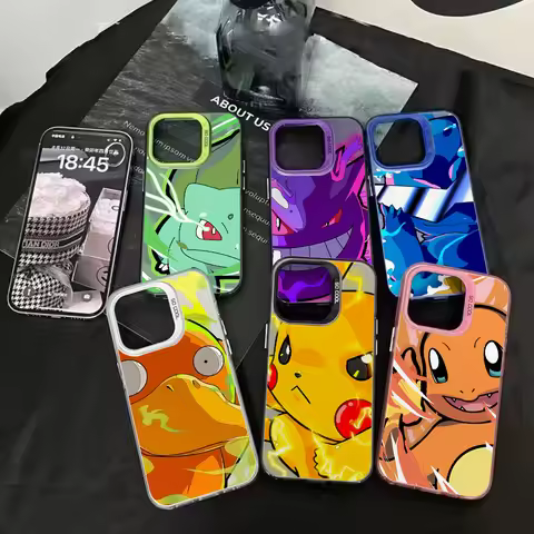 Anime Pokemons Gengars Pikachus Phone Case for Xiaomi Redmi 14C 13C 12C 10C 9C Note 14 13 12 11 10 9