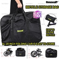 🔥Rhinowalk Folding Bike Carry Bag 16/20 Inch Portable Bicycle Carry Bag Cycling Bike Transport Case Travel Bycicle Parts