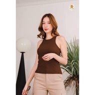 Restock!! Agnes Premium - Tanktop Agnes Knit Singlet Women