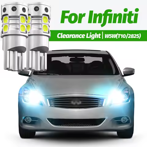2pcs LED Parking Light Bulb Lamp W5W T10 Canbus For Infiniti G35 G37 G25 Q45 QX56 FX45 FX50 FX37 M45