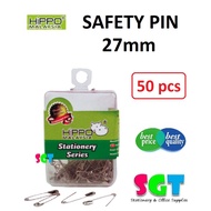 HIPPO Safety Pin 27mm ( 50 pcs / box )