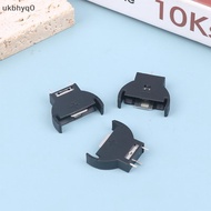 10Pcs Bla Plastic CR2032 2032 3V Half-Round Cell Coin Vertical Battery Holder Battery Soet Case Modu