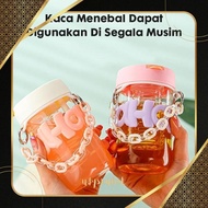 TY69 TY69 OKK-1520 Eatkit Aesthetic Glass Tumbler HOHO Glass 350ml Korean Style Glass Simple Elegant