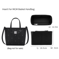 For MCM Basket Handbag Organizer Travel Makeup Microfiber Paper Inner Liner bag Tidy up Travel Inser