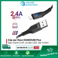 Genuine DU08 Hoco Charging Cable - 12w Fast Charging Cord, Anti-Break Umbrella Wire, With 1M / 2M -B