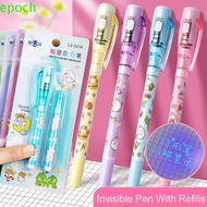 EPOCH Cute Invisible Marker, Mysteriously Disappearing Gel Pen Invisible Pen With Refills, Creative 