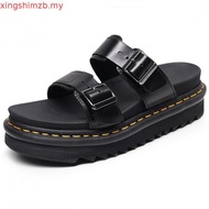 Dr.Marten Men's Genuine Cow Leather Sandals, Thai Cow Leather Sandals (DR.3Q) Selipar Lelaki Sandal 