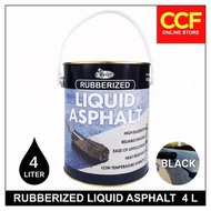 Shelby Rubberized Liquid Asphalt Waterproofing Paint 4 Liters / 1 Gallon Black