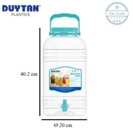 [COMMON] Duy Tan 10 liter round PET bottle with spout Used to store household drinks, helping to pre