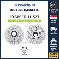 SUNSHINE 10 Speed 32T Road Bike Cassette Bicycle Freewheel Flywheel for Foldable Road Bicycle