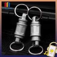 MYRONGMY Brass Keychain, Ultra-light 360° Rotatable Titanium Alloy Keychain,  Portable EDC Keychain 