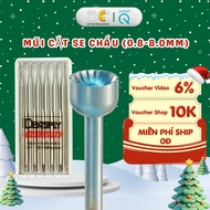 Set of 6 Drill Bits, Genuine Super Q Tungsten Steel Alloy Engraving Cutting Bits (0.8-8.0mm)