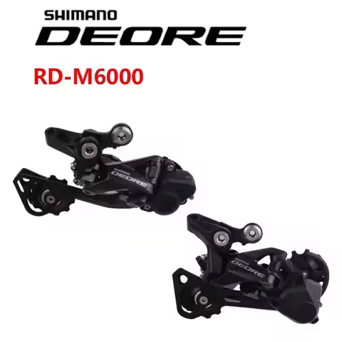 SHIMANO SHADOW DEORE M6000 Series RD-M6000 10 Speed SGS/GS Long Cage/Middle Cage Rear Derailleur For