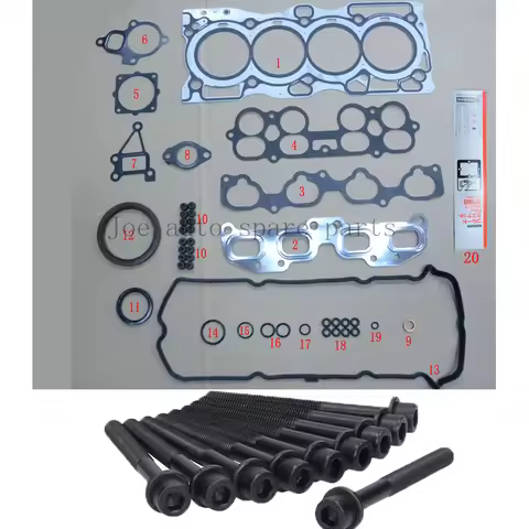 QR25DE Engine complete Full gasket set kit cylinder head bolt nuts screw for Nissan X-Trail/Sentra/A