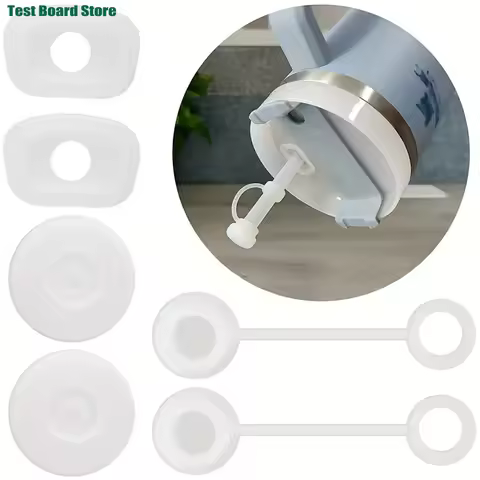 6Piece cup lid silicone spill proof plug Stanley cup straw lid leak proof plug compatible with 1.0 4